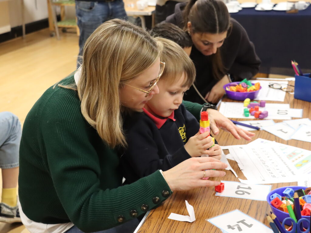 pre prep students in class